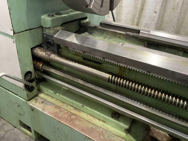 32/36" x 120" TIMEMASTER GAP BED ENGINE LATHE, 4" SPINDLE HOLE: STOCK #23757