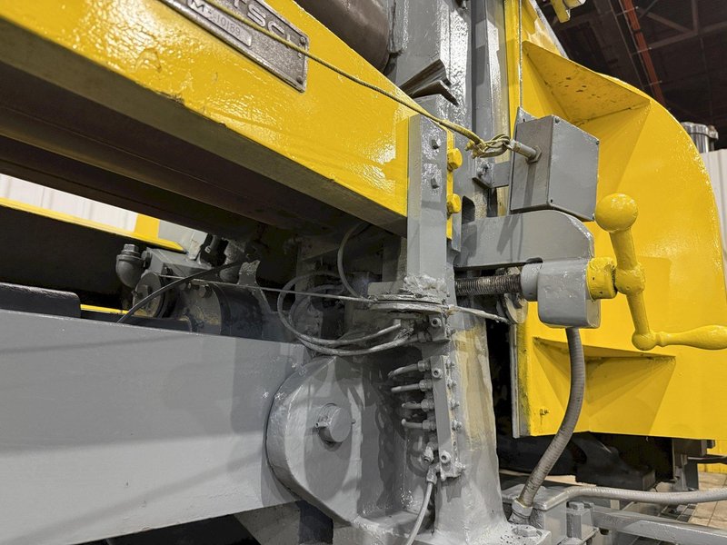 10&#039; X 1/4&quot; BERTSCH MODEL #7A INITIAL PINCH 3 ROLL MECHANICAL PLATE BENDING ROLL: YOBRO #23745