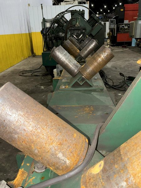 6" x 6" x 1/2" CONTROLLED AUTOMATION MODEL #ABL-74 AUTOMATIC ANGLE PUNCH &amp; SHEAR LINE: STOCK #24935