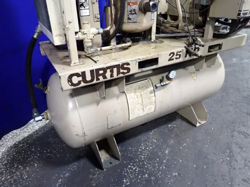 CURTIS 77" X 23" AIR COMPRESSOR  -  RS25A A-E B101