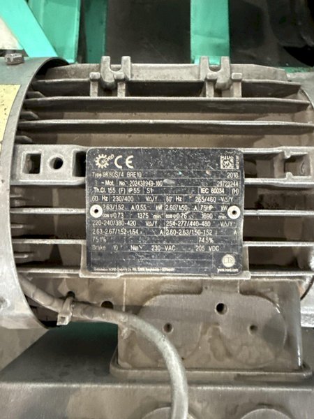 120 TON ARONSON TANK TURNING ROLL SET. STOCK # 0343325