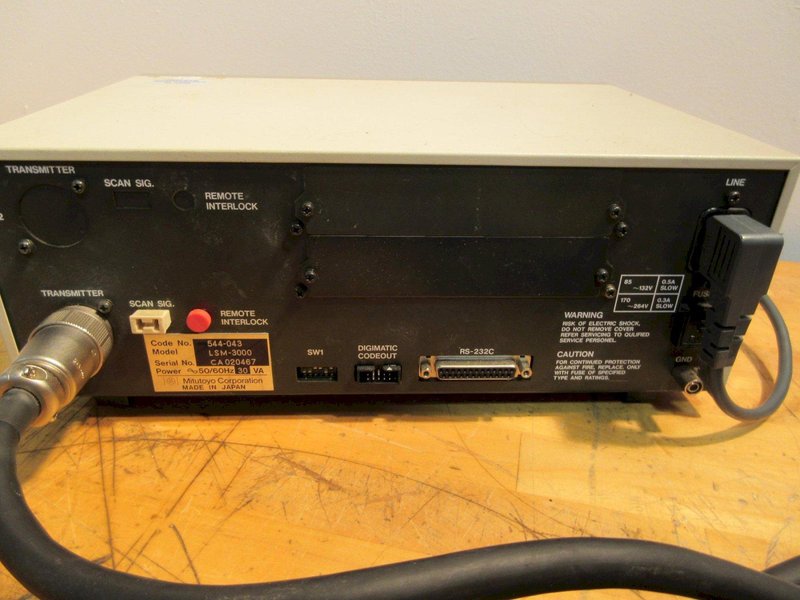 Mitutoyo LSM-3000 Laser Scan Micrometer with LSM-301N Display Unit- Auction Item