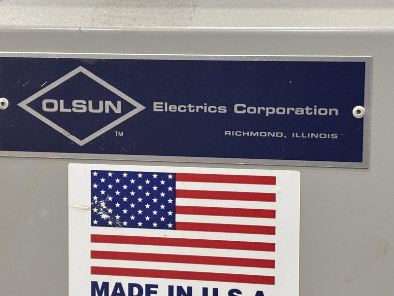 118 KVA 3 PHASE OLSUN TRANSFORMER 460 V TO 460Y/266: STOCK #22706