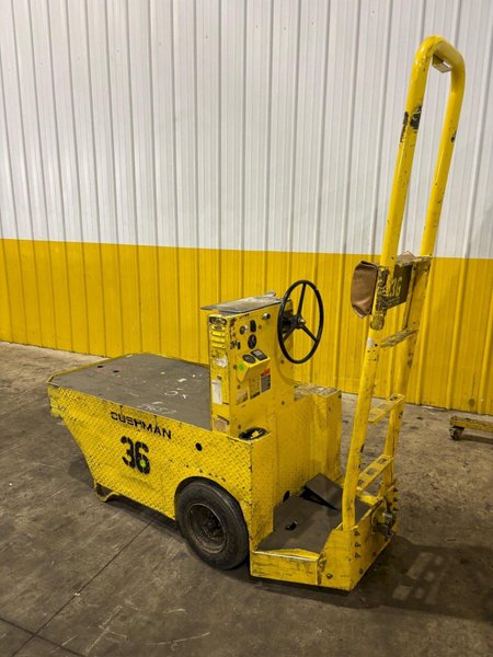 36 VOLT CUSHMAN MODEL #898361 STOCK CHASER/TUGGER CART: YOBRO #24657