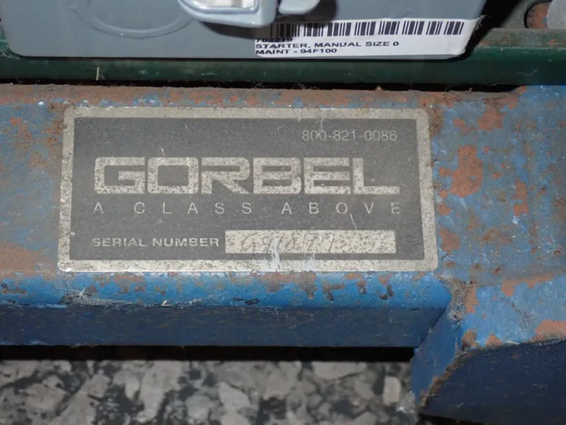GORBEL 250 LBS JIB CRANE