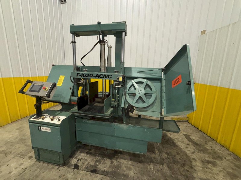 16" x 20" W.F. WELLS (NEW 2023) MODEL F-1620-A CNC AUTOMATIC HORIZONTAL BANDSAW W/ BUNDLING: STOCK #22088