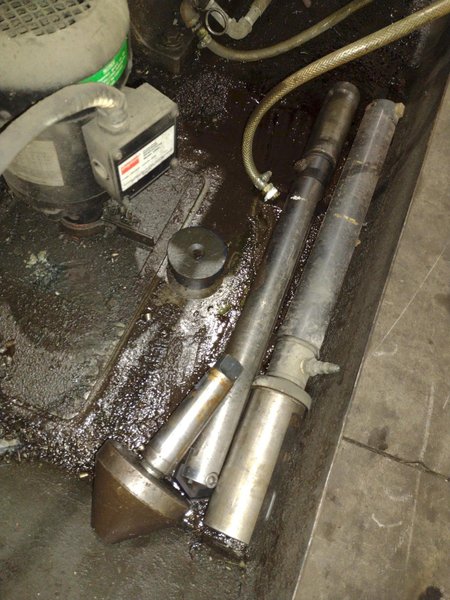 #2A WARNER &amp; SWASEY MODEL #M-3470 TURRET LATHE WITH CROSS SLIDING TURRET, " HOLE: YOBRO #24548