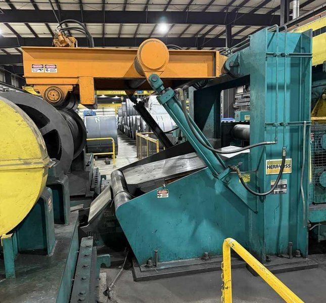 74&quot; x 0.500&quot; x 60,000# Herr Voss Cut To Length Line