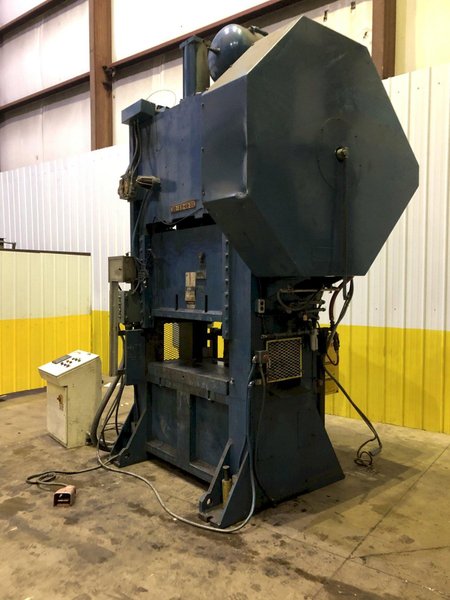 125 TON FEDERAL MODEL S2-125-48-30 STRAIGHT SIDE SSDC STAMPING PRESS, 6&quot; STROKE: STOCK 16276