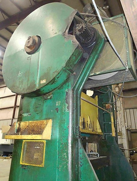 150 Ton Verson Model 6B60 Straight Side Press- 6″ Stroke, 16″ Shut, Power Ram