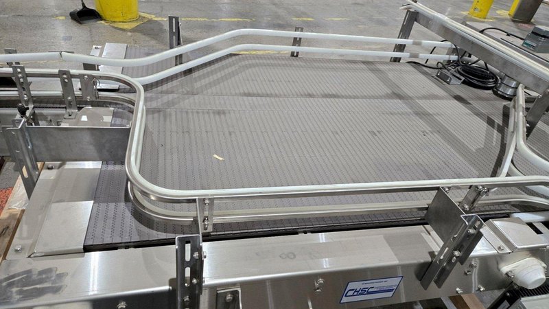 CONTAINER HANDLING SYSTEMS RECIRCULATING ACCUMULATION TABLE/CONVEYOR LINE USED