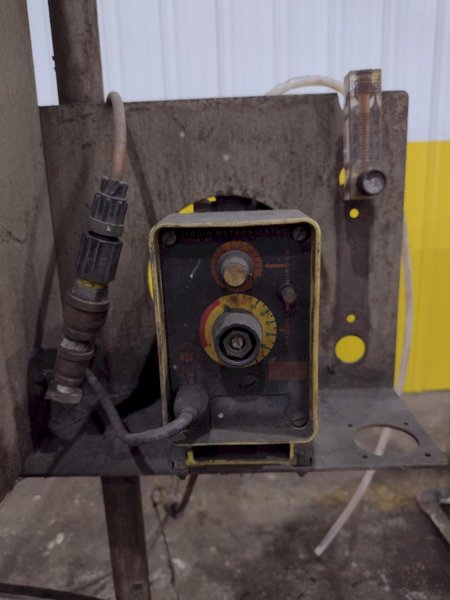 5 CUBIC FOOT ROTO FINISH MODEL #0405MS SPIRATRON VIBRATORY PART DEBURRING FINISHER: STOCK #20351