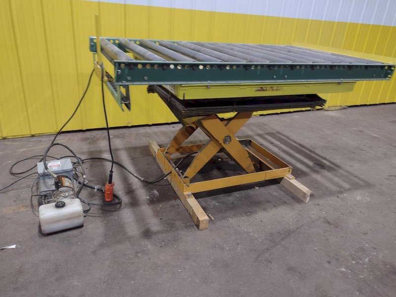 4,000 LBS X 48" X 40" ECONOLIFT HYDRUALIC SCISSOR LIFT TABLE 110V: STOCK #20940