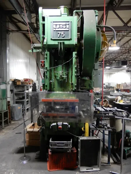CLEARING 75 TON OBI PRESS, STOCK# 13964J
