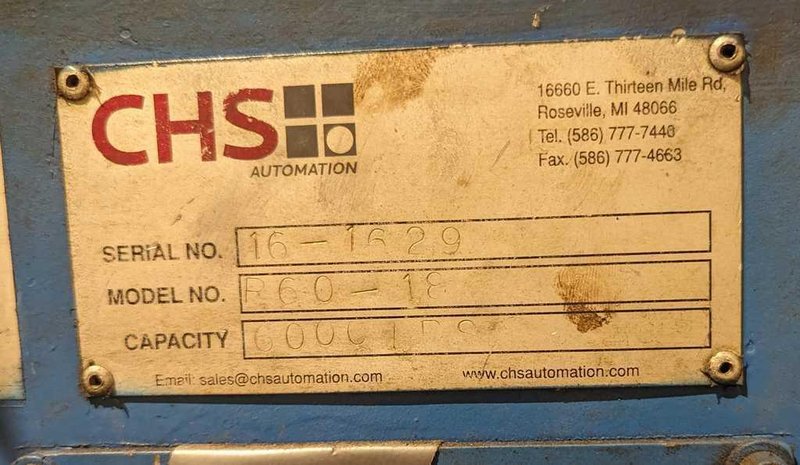 6,000# x 24" Minster/CHS Uncoiler