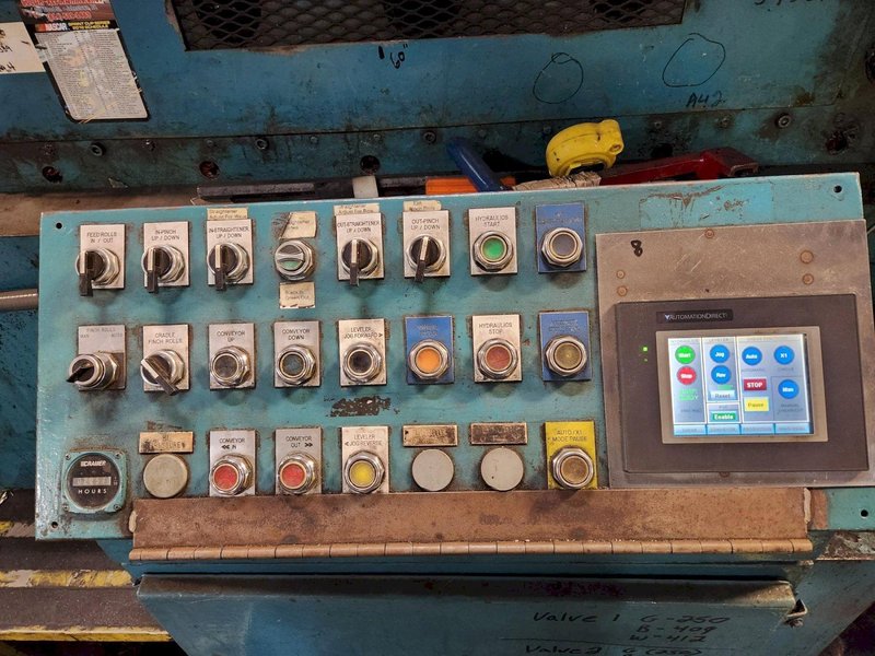 72&quot; X .135&quot; RBI (RED BUD INDUSTRIES) MODEL #SM6-72 AUTOMATIC CUT-TO-LENGTH (CTL) BLANKING LINE: STOCK #20195