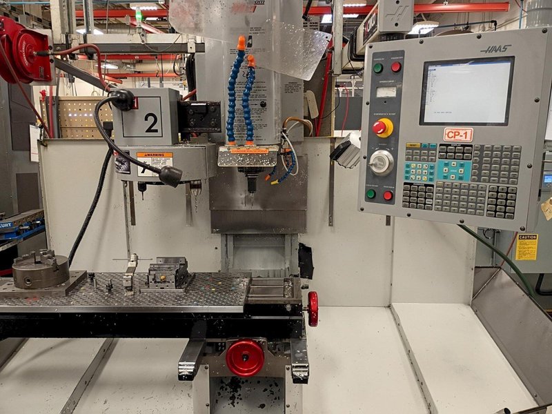 Haas TM-2 CNC Tool Room Mill with Haas 32-Bit CNC Control, 10, ATC, Rigid Tapping and MORE!- Auction Item