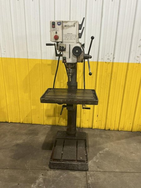 25" WILTON SOLBERGA MODEL #24513 GEARED HEAD SINGLE SPINDLE DRILL PRESS 1998 : YOBRO #25996