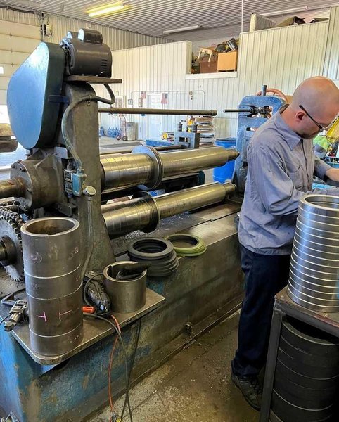 48" x 7.00" x 25,000# Wean Slitting Line STOCK#3216