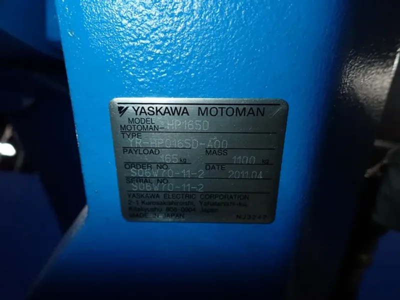 Yaskawa Motoman Robot - Hp165d