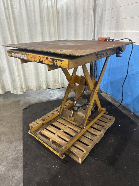 2000 LB  ECONO-LIFT HYDRAULIC SCISSOR  LIFT TABLES: STOCK #77594