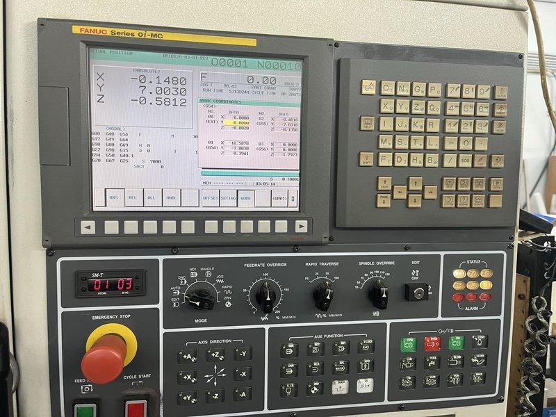 Ganesh VMC-4020 Vertical Machining Center, 2007 – 10K Spindle, Fanuc Oi Control