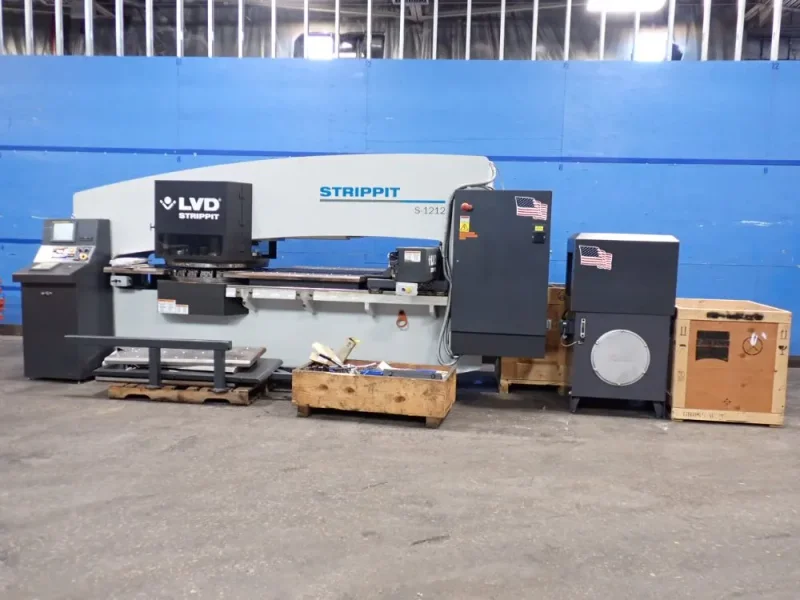 STRIPPIT INC 20 TONS CNC TURRET PUNCH  -  S 1212 / 128649