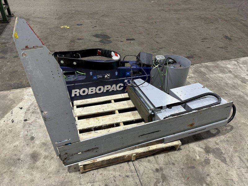 2016 ROBOPAC MODEL ROTOTECH-CS-708  FLOOR MOUNTED SEMI-AUTOMATIC STRETCH WRAPPER : STOCK #22319