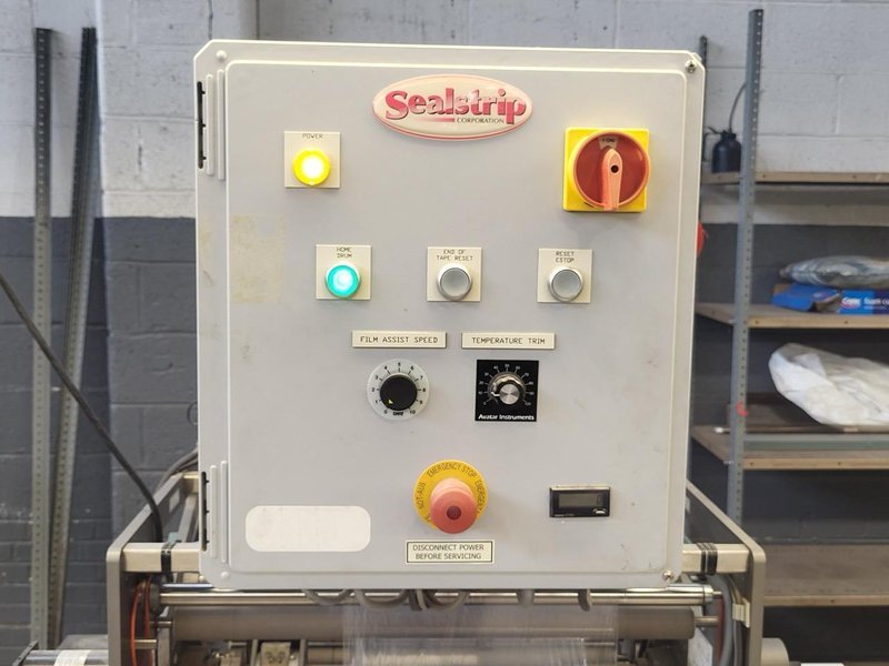 Shanklin OMNI-SLRS Shrink Wrapper with extended Lugged Infeed and T-72H Double Chamber Heat Tunnel, 2007 – Need Gone ASAP