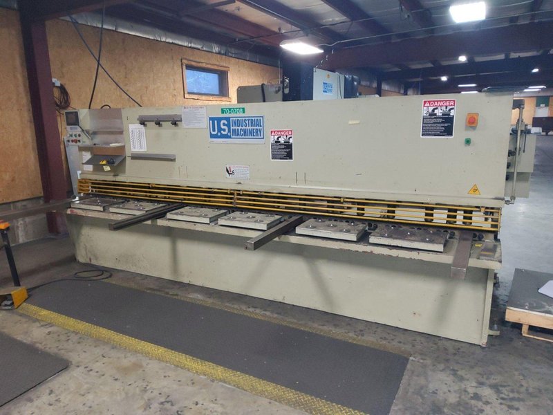 2005 U.S. INDUSTRIAL MACHINERY 12′ X 1/4″ CNC SHEAR