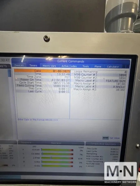 HAAS UMC-750 CNC Universal Machining Center, 2019