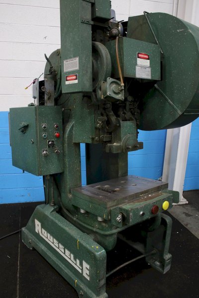 40 TON ROUSSELLE FLYWHEEL OBI PRESS: STOCK #75796