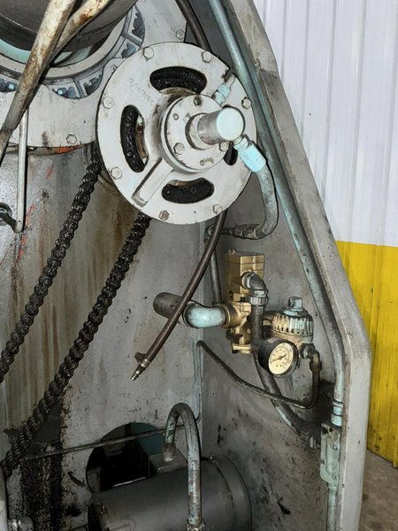 20,000 LBS X 36" LITTELL MODEL #S200-36 PULL OFF UNCOILER COIL REEL W/ COIL CAR: YOBRO #26128