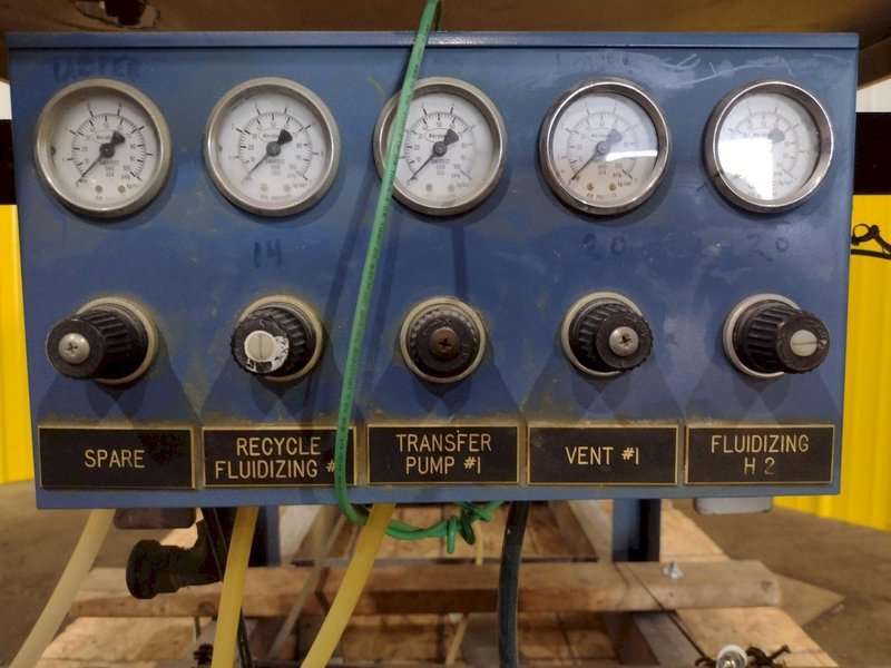 NORDSON PASS-THROUGH POWDER COATING SPRAY MACHINE: STOCK #18734