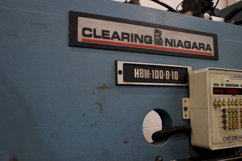100 TON X 10' TON NIAGARA HYDRAULIC PRESS BRAKE: STOCK #76309