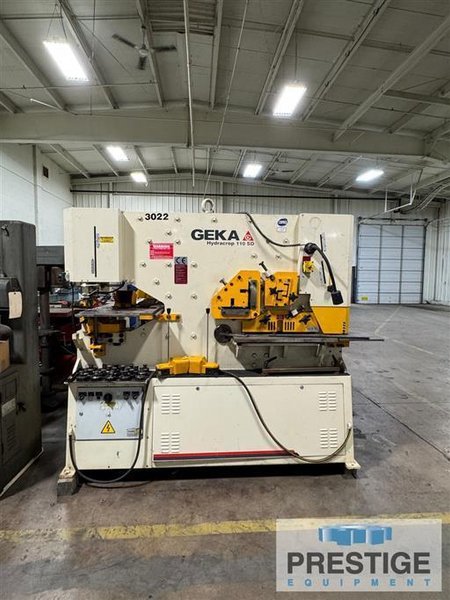 Geka Hydracrop 110/SD 120 Ton Geka Hydraulic Ironworker