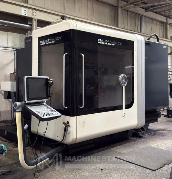 DMG DMU 80P duoBLOCK 5 Axis CNC Universal Machining Center – 18,000 RPM Mill