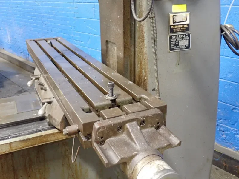 SHARP INDUSTRIES 9" X 49" VERTICAL MILL  -  SHARP-HMV
