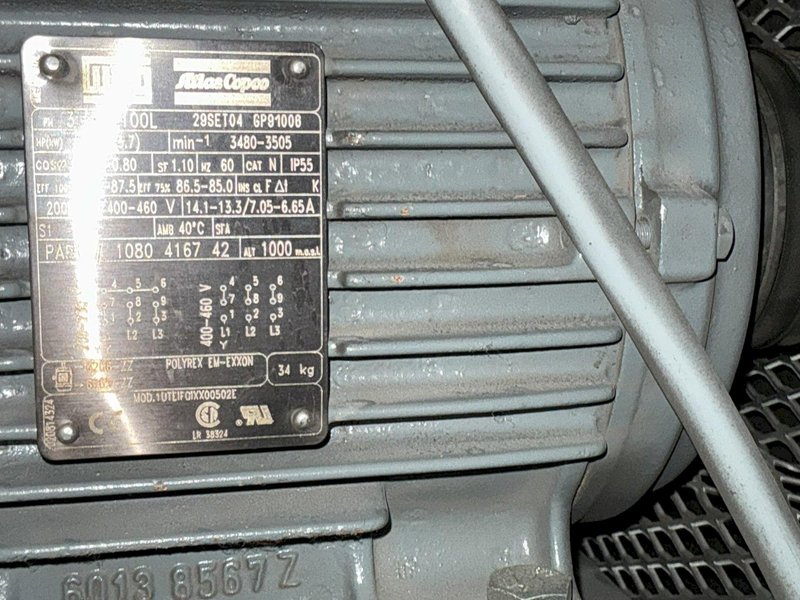 2005 20 HP ATLAS COPCO MODEL #SF15 ROTARY SCREW AIR COMPRESSOR : YOBRO #25157