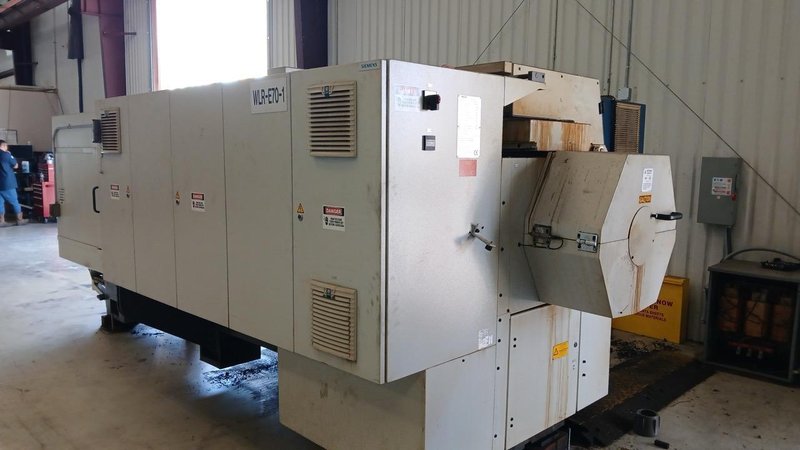 Weiler E70 x 3000, 2012 – CNC Lathe, Weiler Control, 8″ Spindle Bore, Chip Conveyor