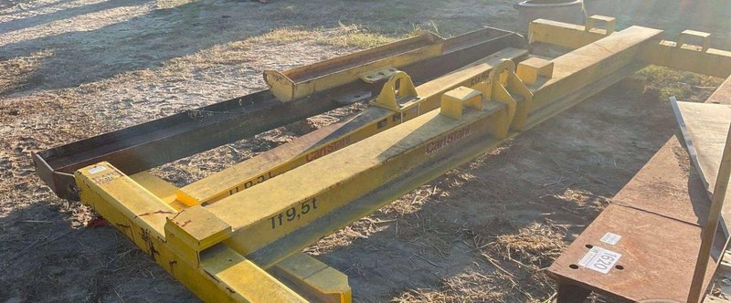 20,000 LBS CARL-STAHL EXTENDABLE SPREADER BAR / LIFTING BEAM: STOCK #19400