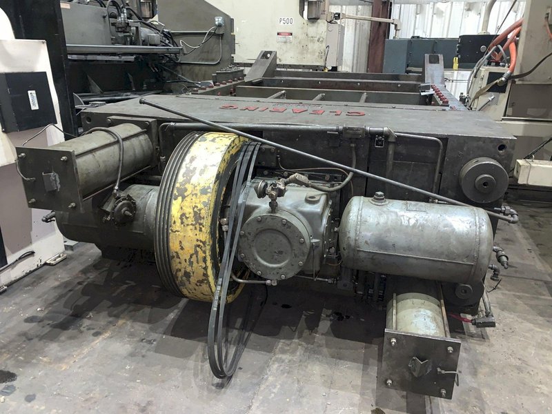 200 TON CLEARING MODEL S2-200-72-36 STRAIGHT SIDE SSDC STAMPING PRESS, 12" STROKE: STOCK #12979