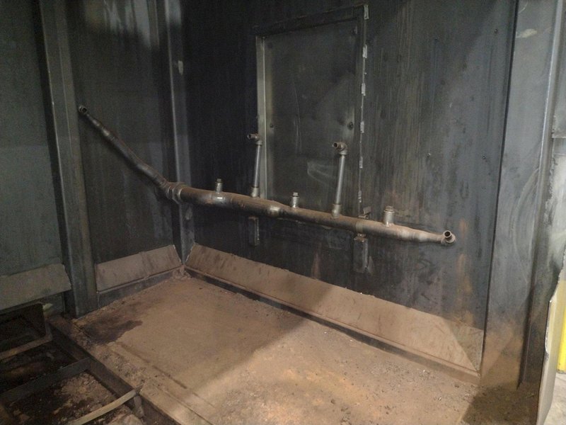 74" X 74" STOELTING MODEL #CSW8121 AUTOMATIC WASHER, WITH FLIP-UP DIE STATION POWERED INFEED, NEW 2012: YOBRO #25172
