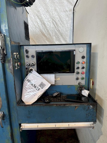 196 TON X 20” WIDTH X 1” FRANKLIN MODEL #B5196-20 AUTOMATIC FLANGE/PLATE LINE. STOCK # 0663625