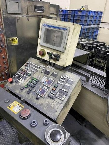 220 TON AIDA #CF1-220 STRAIGHT SIDE LINK MOTION COLD FORGING SINGLE POINT PRESS