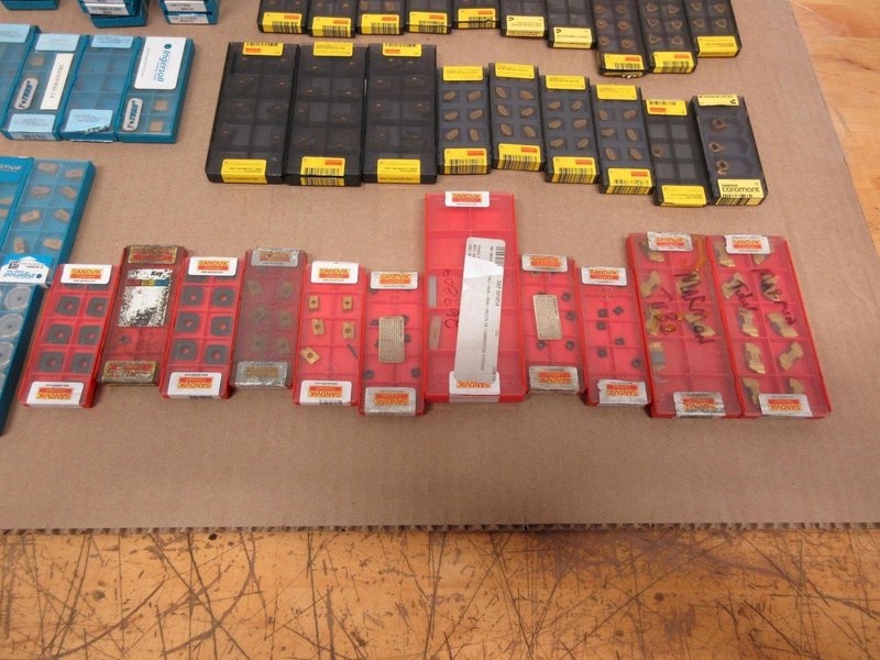 Ingersoll, Walter, Sandvik Carbide Insert Turning and Milling Mega Lot!!!  ***New In Packages***- Auction Item