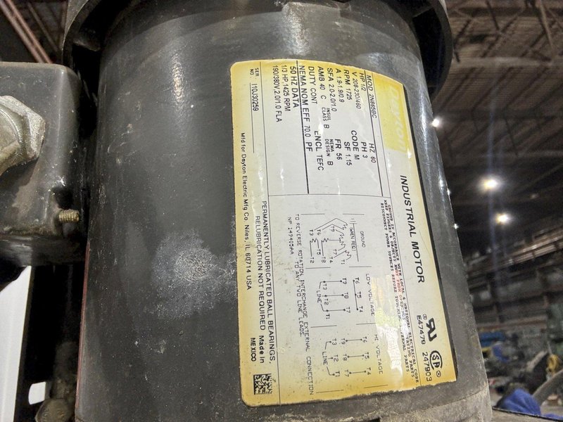 48&quot; TABLE X 72&quot; HIGH PMW MODEL #812-72 ROTARY TABLE PARTS WASHER, ELECTRIC HEAT: STOCK #21884