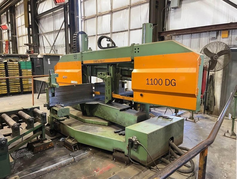 Peddinghaus PCD-1100 Beam Drill Line with 1100-510 DG Miter Saw, 2009