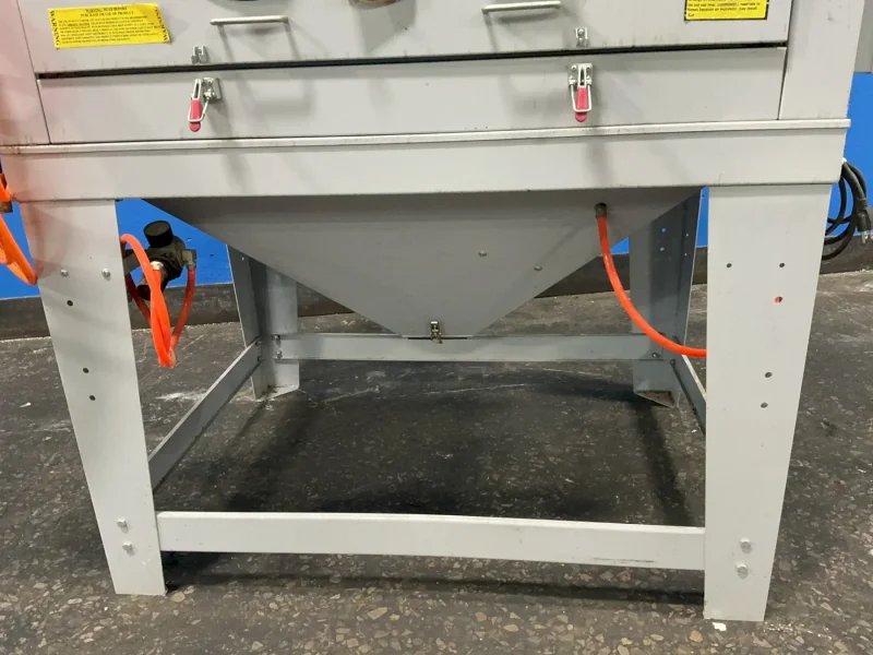 ALLSOURCE BLASTERS AND EQUIPMENT 34”X46”X34” CHAMBER ABRASIVE BLAST CABINET  -  41800