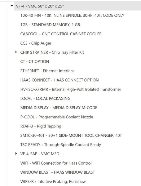 2024 HAAS VF-4 VERTICAL MACHINING CENTER